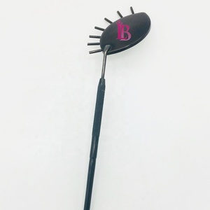 Nuevos Espejos para Pestañas Negros de Acero Inoxidable con Logotipo Gratuito, Espejos para Extensión de Pestañas Negros de Alta Gama, Bajo MOQ - Product Image 1