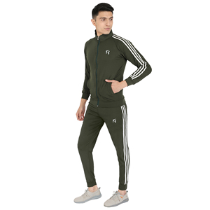 Conjunto Deportivo para Hombre, Estilo Taiwanés, Elástico en Cuatro Direcciones, Ajustado, Color Sólido, Cómodo, de Terciopelo Premium, para Deportes Activos, Otoño, Jogging y Running - Product Image 4