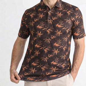 Camiseta Polo Deportiva para Hombre, de Secado Rápido, Corte Regular, con Impresión por Sublimación, Absorbe la Humedad, Ligera, para Golf, Tenis - Product Image 1