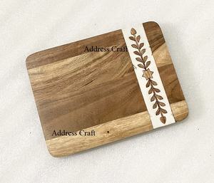 Planches de service en bois et en résine écologiques pour le petit-déjeuner Outils de cuisine Planches à découper en bois de style unique Planche à fromage la plus vendue - Product Image 1