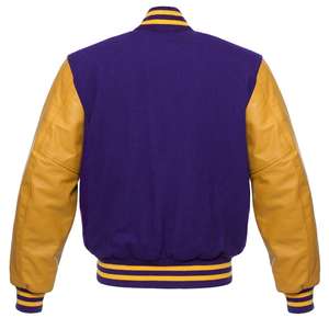 Blouson universitaire personnalisable pour homme à manches longues 2025 – Nouveau design OEM avec broderie de logo sur mesure pour l'hiver – Style baseball universitaire - Product Image 2