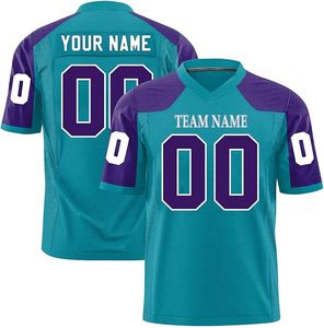 Maillot de football américain de qualité supérieure, logo personnalisé, nouveau design, vêtements de sport, manches courtes, séchage rapide, unisexe, prix bas, OEM - Product Image 6