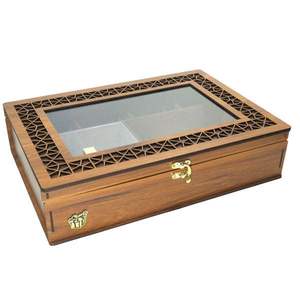 Caja de Regalo de Madera Acrílica Tradicional para Frutos Secos, Contenedor Decorativo para Almacenamiento de Frutos Secos en India - Product Image 2