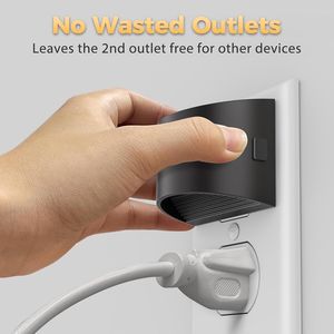 Lot de 2 veilleuses LED avec capteur crépusculaire, à brancher sur prise murale, 3 niveaux de luminosité réglables - Product Image 4