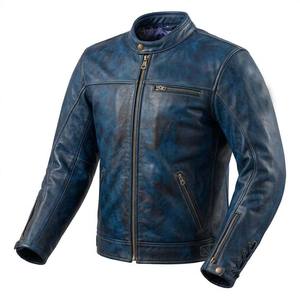 Blouson de course ergonomique pour homme, veste en cuir pour moto, équipement sportif de sécurité pour motard - Product Image 4