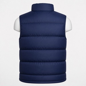 <b>Men</b> Puffer <b>Vest</b> Warm Quilted Design Comfortable Fit Lightweight Durable Fabric Sleeveless Outerwear For Outdoor Activities - Product Image 2
