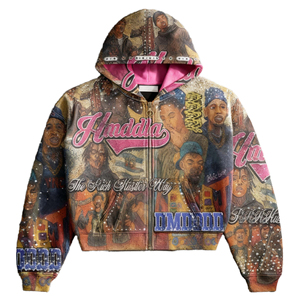 Sweat à capuche épais 500 GSM pour homme, coupe oversize, 100 % coton molletonné, épaules tombantes, logo personnalisé, streetwear, pull-over printemps - Product Image 6