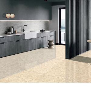Carreaux de porcelaine polis et émaillés 600x1200mm, finition brillante de luxe, grand format, pour revêtements de sol et murs intérieurs, pour une décoration moderne. - Product Image 1