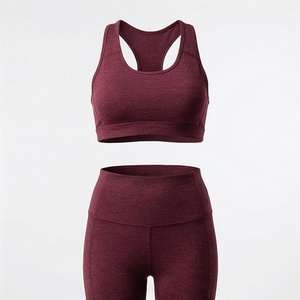 Conjuntos de Yoga de Colores Personalizados, Top sin Costuras, Estilo Plus Size, Ropa Deportiva de Cintura Alta para Mujer, Ropa de Gimnasio al por Mayor - Product Image 1