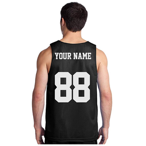 Maillot de basket-ball de couleur unie abordable: tissu en polyester de qualité supérieure pour vêtements de sport, gilets de sport et débardeurs de course - Product Image 1