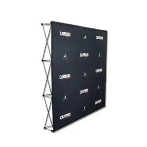 High Quality Fabric Pop Up Banner Display Stand Portable Trade Show Photo Backdrop Wall Banner