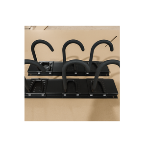 Steel Bike <b>Hook</b> <b>Rail</b> System Garage Storage Rack <b>For</b> Multiple Bicycles Wall Mounted Space Saving Heavy Duty Organizer GAR010 - Product Image 1