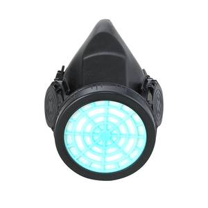 Respirador de Gas de Cartucho Único con Doble Válvula de Exhalación, Respirador de Media Cara - Product Image 1