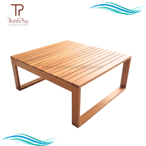 EDEN Ensemble de canapés de jardin contemporains en bois d'acacia, 6 pièces, écologiques, avec coussins imperméables, pliables, pour hôtels et villas - Product Image 2