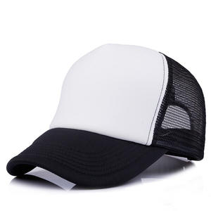 Outdoor 5 Panel Design Custom Logo Mesh Wholesale Sponge Trucker <b>Hat</b> <b>Summer</b> Beach Hip Hop Sports - Product Image 2
