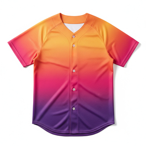Uniformes de Béisbol Sublimados Personalizados de Alta Calidad, Conjuntos de Camisetas y Pantalones Elásticos y Transpirables con Rayas para Hombre, para Usar en Partidos - Product Image 1
