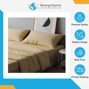 Quantité en gros disponible, qualité supérieure, style moderne et luxueux, ensemble de draps en polyester 4 pièces, du premier fournisseur d'Inde. - Product Image 5