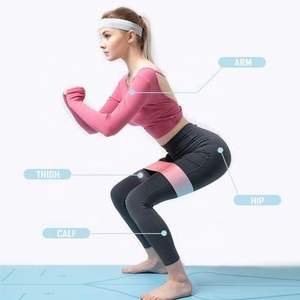 Bandes de Résistance en Latex Robustes Personnalisables pour Hanches, Écologiques, pour Exercices de Fitness, avec Couleur et Logo Personnalisés – Vente en Gros - Product Image 2