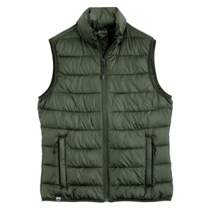 Women's <b>Quilted</b> Puffer Vest Stand Collar Zip <b>Waistcoat</b> Lightweight Windproof Sleeveless Outerwear Streetwear Front Logo - Product Image 2
