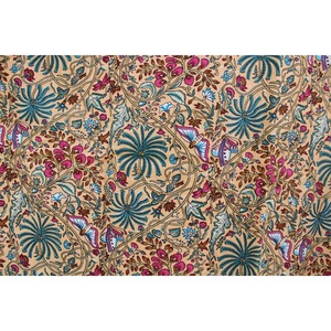 Vestido Kaftán Floral Boho, Hecho a Mano en India, Estampado Digital, Maxi Vestido Informal para la Playa, Vestido Étnico de Verano, 100% Algodón - Product Image 6