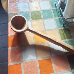 ช้อนชาไม้ธรรมชาติ ช้อนตักน้ำตาลกาแฟแบบใช้ซ้ำได้ ขัดเงา อุปกรณ์ครัว - Product Image 1