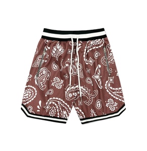 Pantalones Cortos Deportivos de Baloncesto con Estampado Floral Casual de Alta Calidad, al por Mayor, Bordados, Transpirables, de Malla, de Secado Rápido, 100% Poliéster, Personalizados - Product Image 1