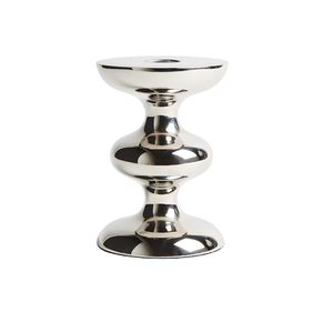Nouveauté : vente en gros de porte-bougie pour la décoration intérieure, finition argentée, porte-bougie en aluminium coulé, fait main, personnalisé - Product Image 2