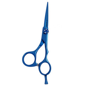 Ciseaux de coiffure professionnels pour barbier, couleur personnalisée, acier inoxydable, pour droitiers, manche moyen, ciseaux de beauté pour salon - Product Image 3