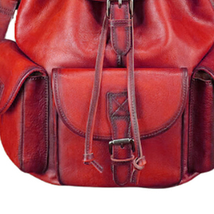 Large Men's Leather Backpack Handmade Genuine Leather with Laptop Pocket Stylish Messenger Bag Travel Gift for Him - Product Image 4