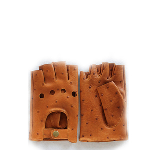 Gants en cuir longs jusqu'au poignet, respirants, non doublés, style uni, pour l'hiver, l'extérieur et l'usage quotidien - Product Image 4