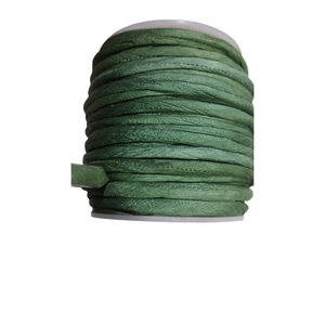 Cordon en Soie Recyclée 5mm, Ivoire Naturel, Doux, pour Fabrication de Bijoux Bohèmes, Artisanat DIY, Accessoires de Mode, Vente en Gros Y S - Product Image 5