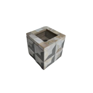 PearlNova Heritage Bakhoor Burner Luxury <b>Mother</b> of Pearl Inlay Incense Holder with Elegant Mosaic Design for Modern Home - Product Image 2