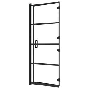 Mampara de Ducha Plegable Negra ESG de 47.2''x55.1'', Puertas de Ducha Negras - Product Image 6