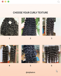 ผมแท้ CDYHAIRVN พรีเมียม แบบพิกซี่เคอร์ลลี่ เนื้อผมธรรมชาติ นุ่ม เด้งดึ๋ง ไม่มีซิลิโคน ไม่มีสารผสม ขายส่งจากโรงงานโดยตรงสำหรับร้านเสริมสวย - Product Image 5