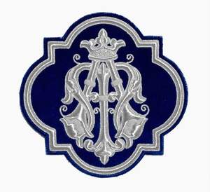 Aplique de Monograma Bordado a Mano con Hilo Metálico de Lujo, Ecológico y Resistente al Agua, para Personalización - Product Image 5