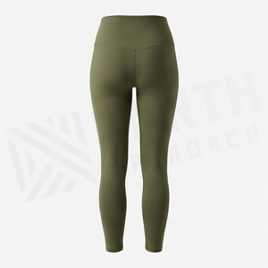 Leggings décontractés tricotés taille haute confortables pour femmes, avec logo personnalisé, respirants, pour le yoga, faible MOQ, polyester, OEM/ODM – Grande Vente - Product Image 2