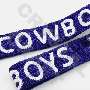 CRYSTAL CRAFT Sangle de sac de luxe brodée de perles et de motifs pour femme - Product Image 6