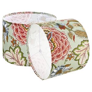Set di 2 Paralumi in Lino a Tamburo, Misura Media 13 Top X 13 Base X 10 Altezza, Ricambi per Lampade da Tavolo, Paralumi 13 Top X 13 Base X 10 - Product Image 1