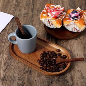 Venta al por mayor de madera de mango bandeja de servicio de madera natural ecológica para cocina mesa de comedor fruta aperitivos charcutería fiesta comida - Product Image 2