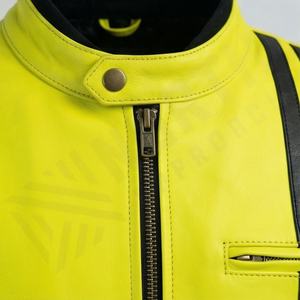 Chaqueta de Motociclista de Cuero Genuino para Hombre de la Mejor Calidad, Nueva Colección de Invierno, Chaquetas de Motocicleta con Protecciones Desmontables Personalizadas - Product Image 4