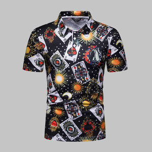 T-shirts polo de course sublimé en polyester respirant de haute qualité et bon marché en gros - Product Image 4