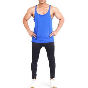 Débardeur de sport pour homme sur mesure de haute qualité, en polyester et coton, anti-plis, décontracté, sans manches, au prix d'usine - Product Image 2