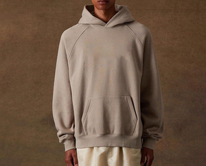 Sweat à capuche oversize pour homme en molleton de coton lourd 380 GSM, personnalisé avec impression numérique, logo personnalisé et sans cordon - Product Image 3