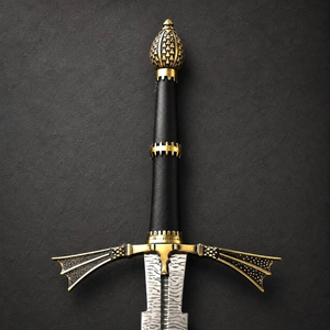 LEGACY BLADES Handmade Stainless Steel House Dragon Dark Sister <b>Sword</b> Modern <b>Wall</b> <b>Mount</b> Decorative Hanging Display Wedding - Product Image 4
