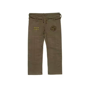 New Design Latest Model 100% Cotton Olive Green BJJ Gi <b>Kimono</b> Uniform Stretch Breathable Lightweight 200 GSM SP-63067 - Product Image 1