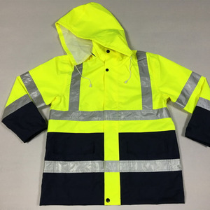2026 Hi Viz Reflective Safety Men's Winter <b>Waterproof</b> Breathable Acidproof Windproof Thicken <b>Parkas</b> Padded Puffer <b>Jacket</b> - Product Image 3