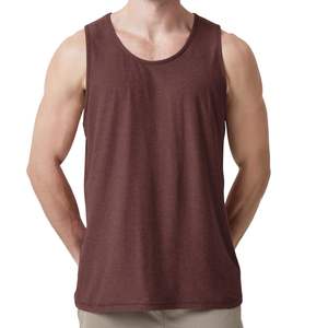 Débardeur de sport personnalisé pour hommes, vente en gros, avec logo sur mesure, respirant, sans manches, pour entraînement, musculation, fitness, OEM ODM - Product Image 1