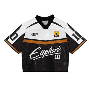 T-shirts OEM Homme de Haute Qualité, T-shirts Vintage Lavés avec Motifs Graphiques, Maillots de Football/Soccer pour Homme 2025 - Product Image 4