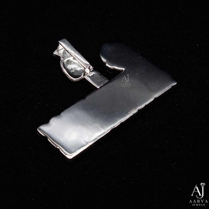 Pendentif Sac d'Argent Moissanite Unisexe Hip Hop en Argent 925 Plaqué Or avec Sertissage Personnalisé et Breloque Lettre, Bijou Idéal pour Cadeau - Product Image 2