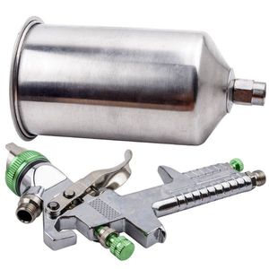 Kit Pistola a Spruzzo per Auto HVLP 2.5mm con Alimentazione a Gravità/Pressione, Regolatore, Manometro, Ugello 1.3mm per Verniciatura Automobilistica, Materiale in Lega OEM - Product Image 4